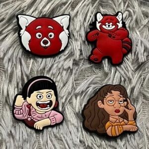 Turning Red Croc Charm Set